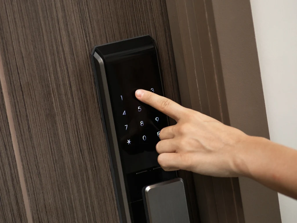 smart home door