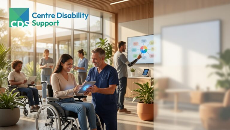 A forward-looking Australian disability support environment showcasing the future of NDIS services in 2026